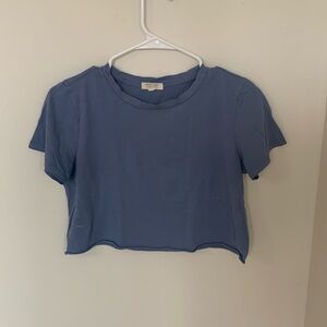 Light Blue Cropped T-shirt
